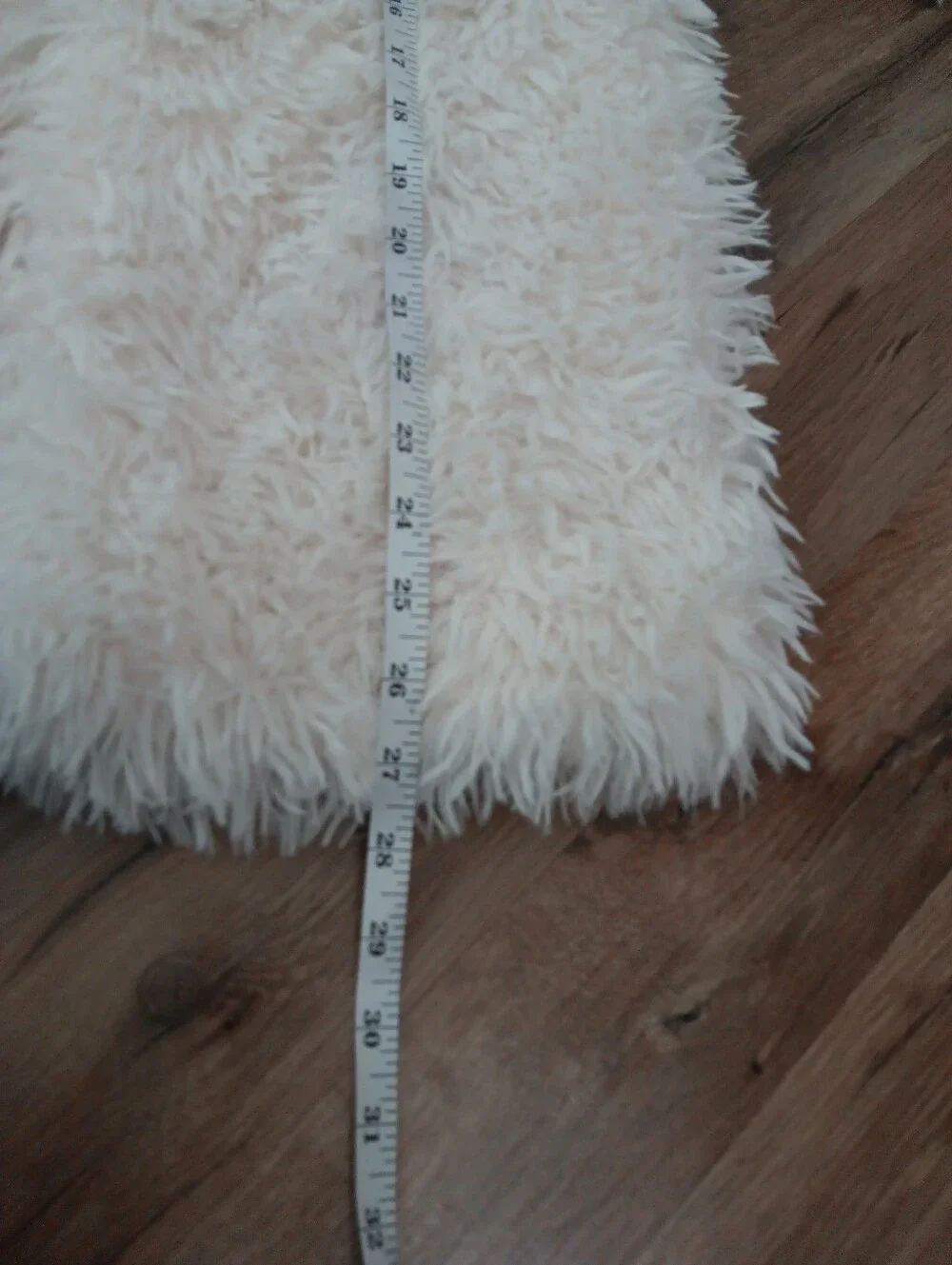 Chelsea & Violet Cream Teddy Faux Fur Jacket